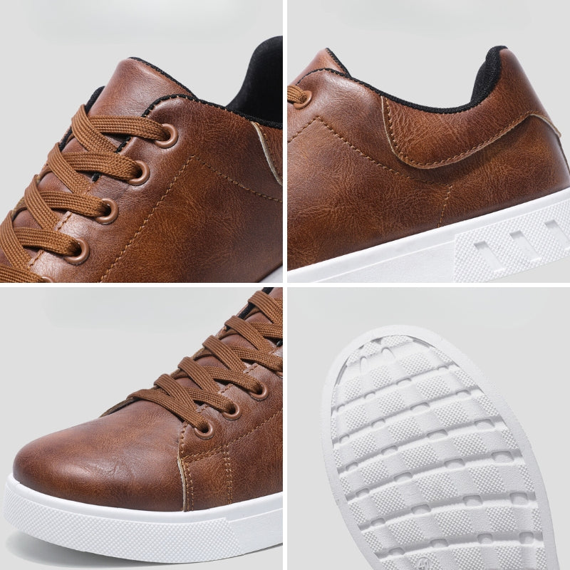 Luxe leren sportschoenen