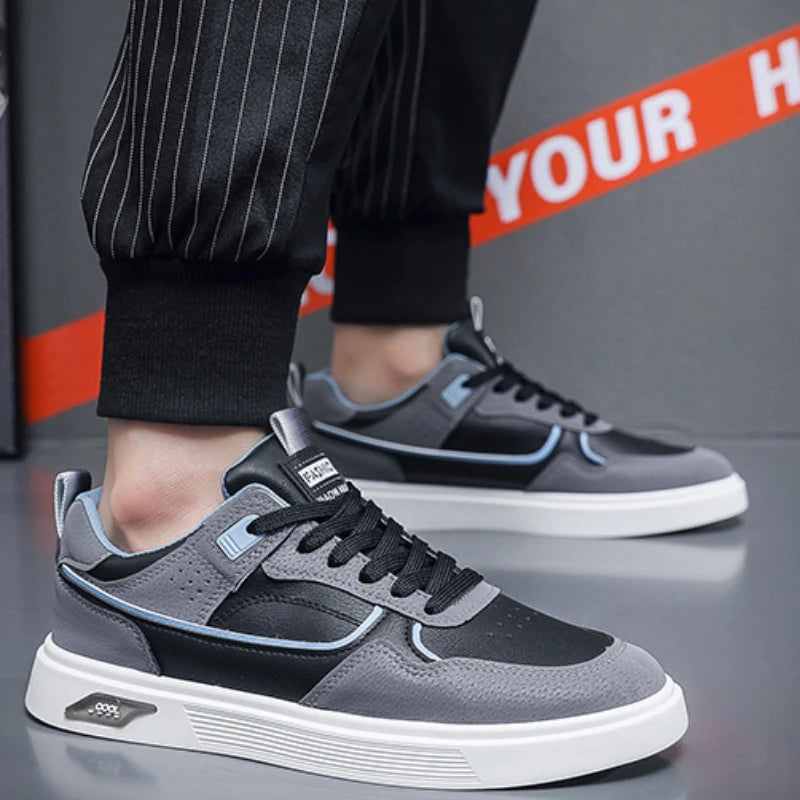 Bekväma vulkaniserade sneakers för män