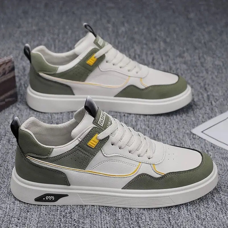 Bekväma vulkaniserade sneakers för män