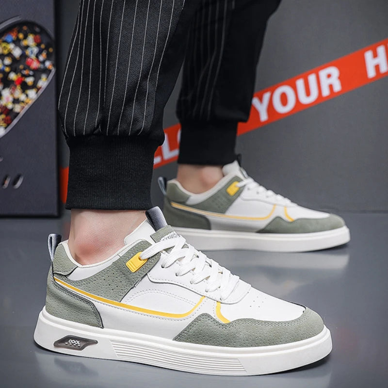Bekväma vulkaniserade sneakers för män