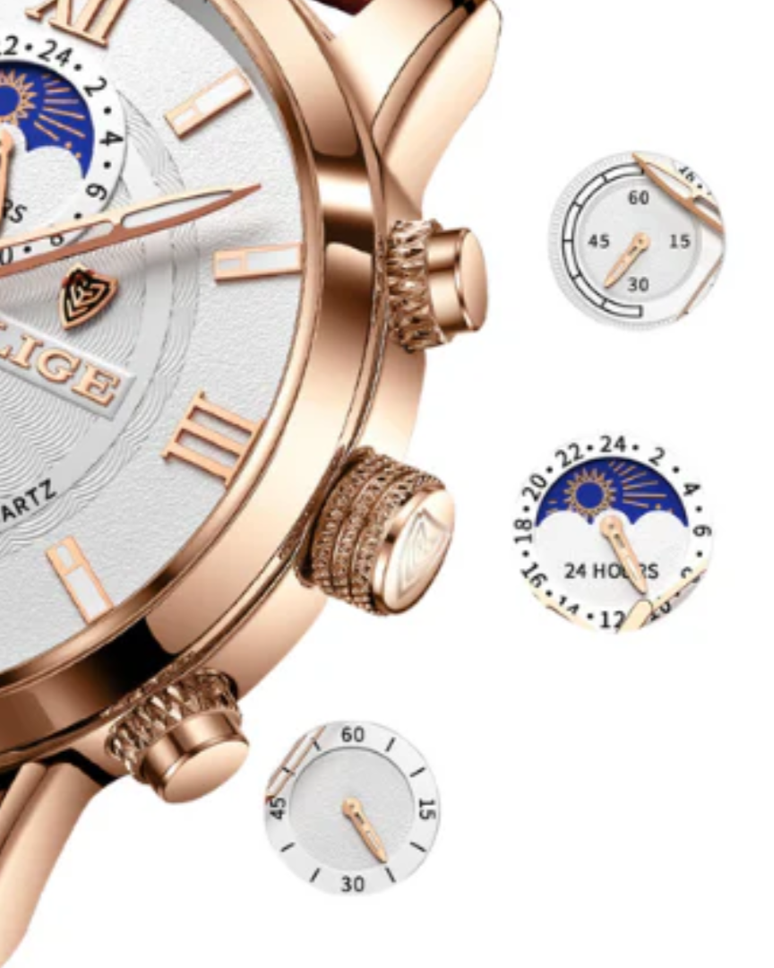 Lugano Classic watch (water-resistant)