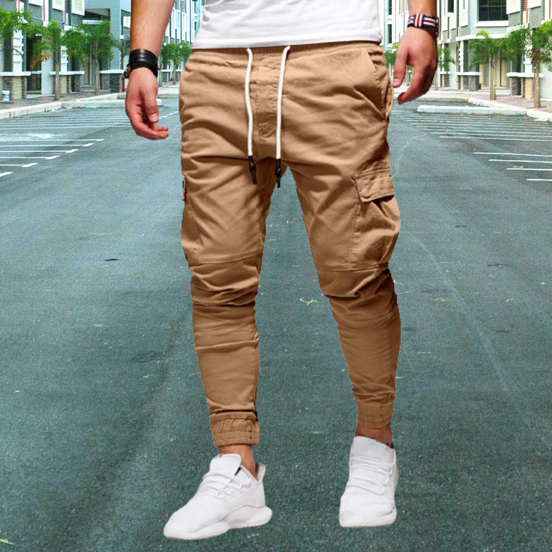 Daniel | Fritidsbyxor med patchfickor