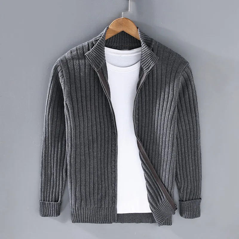 Massimo Merino Zip Strickjacke