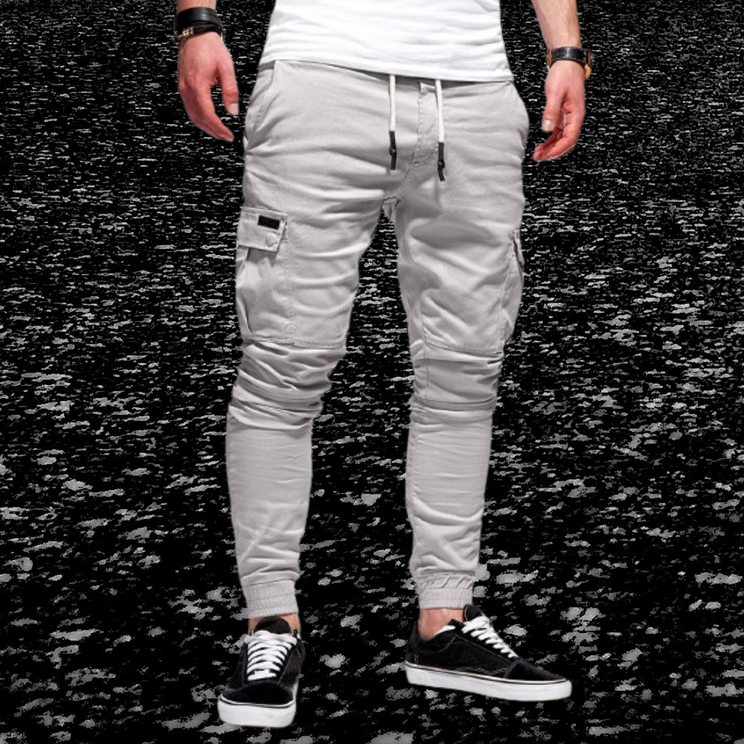 Daniel | Fritidsbyxor med patchfickor